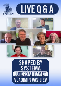 Live Q&A with Vladimir - SHAPED BY SYSTEMA - Saturday, June 20th, 11am ET