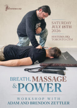 Online Workshop - BREATH, MASSAGE, AND POWER - Saturday, July 18th at 11am - 1pm ET